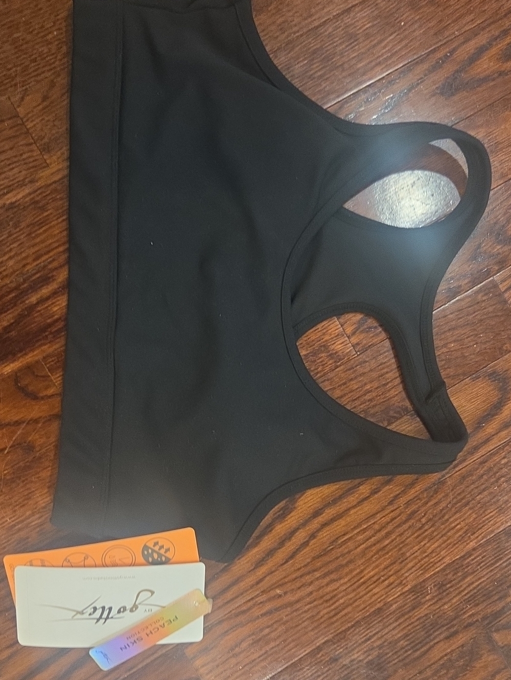 Profile By Gottex Black Seamless Sports Bralette